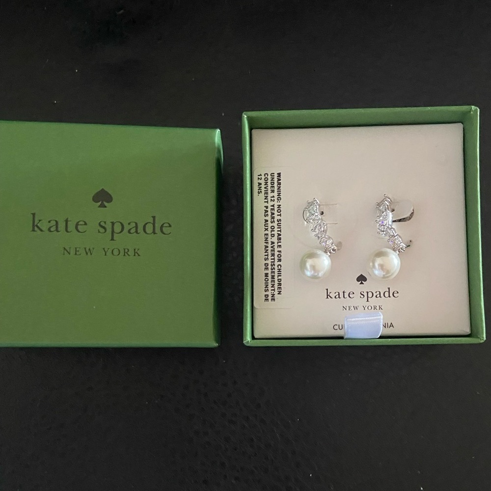 NWT Kate Spade ♠️ Happily Ever After Earrings - Picture 6 of 10